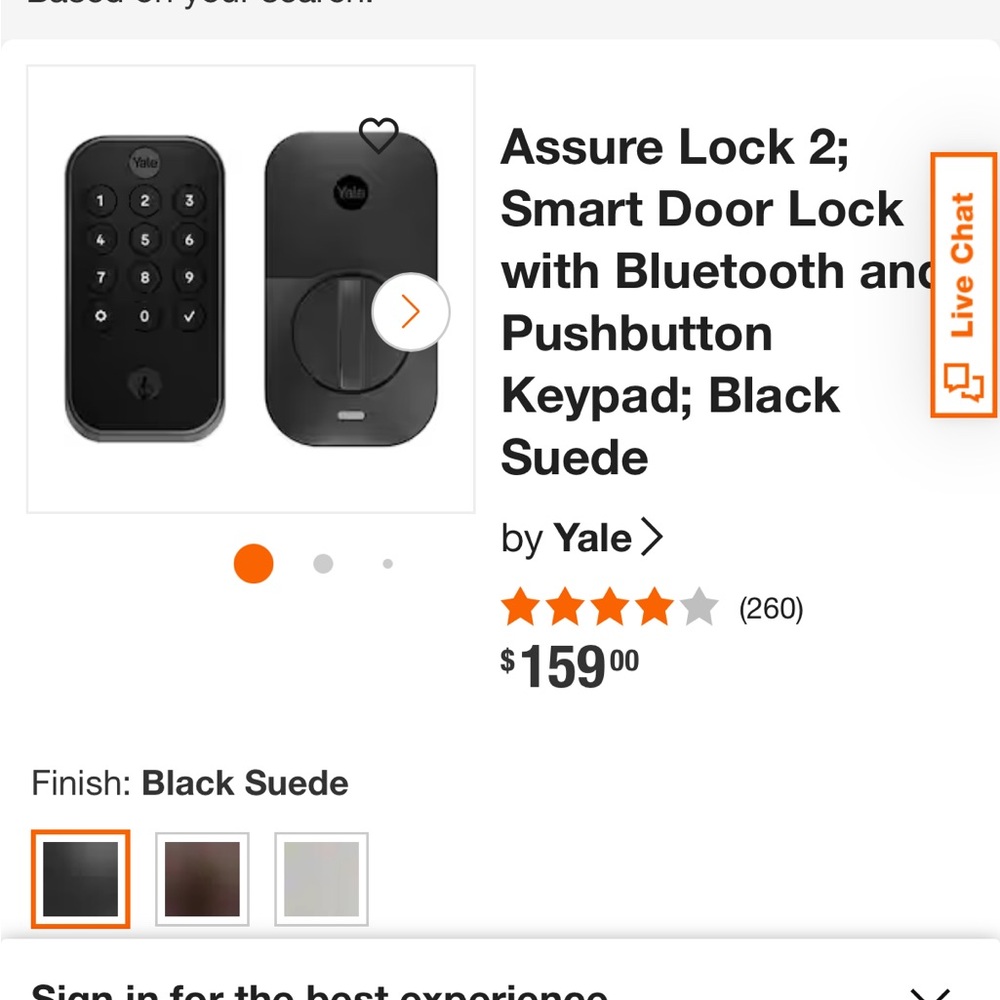 Yale Assure Lock 2 Smart Door Lock - Black